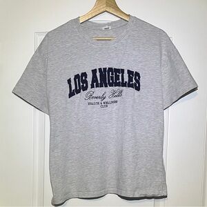 Garage Gray Embroidered Tee